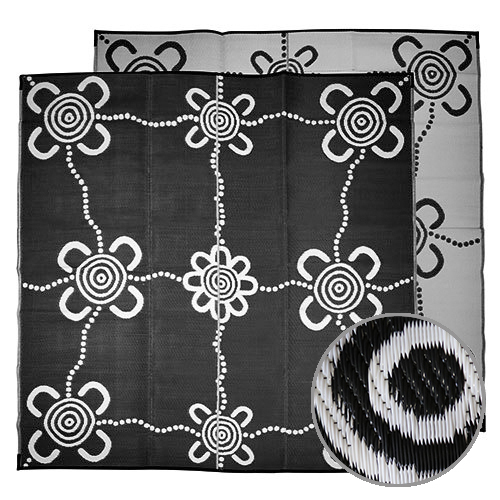 Indigenous Mats Set of 8 Australian Design Recycled Mats