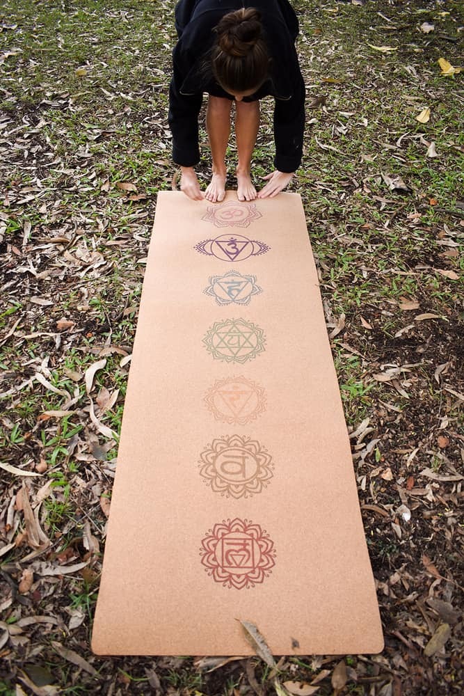 Cork yoga mat, Chakras