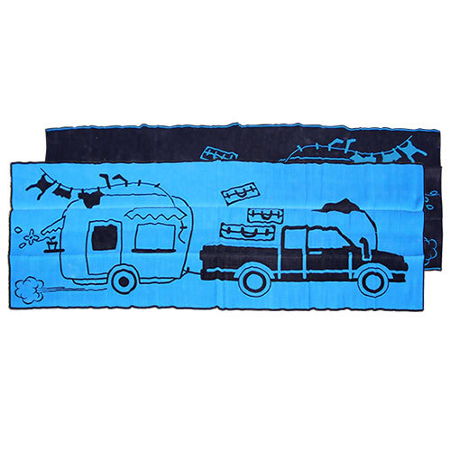 Retro Caravan Australia Design Camping Mat Recycled Mats
