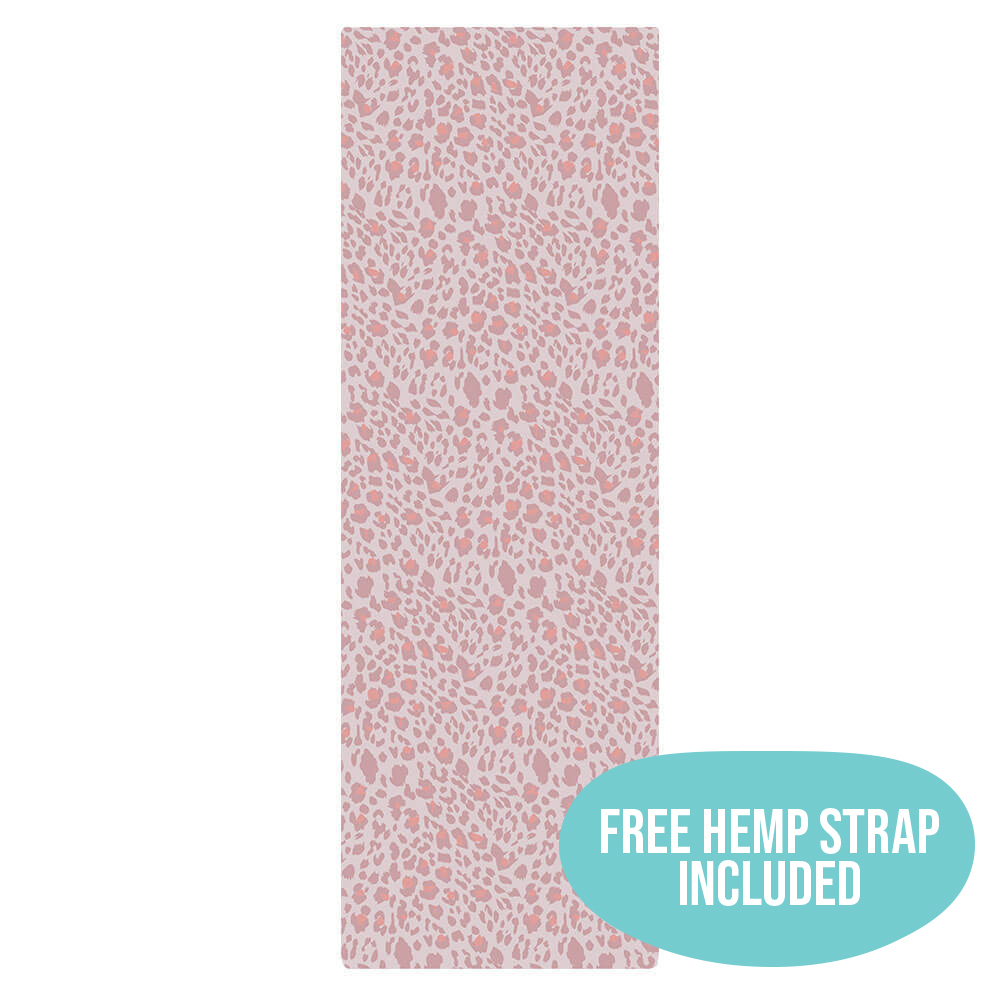 Eco Rubber Yoga Mat, Blush Pink