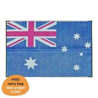 AUSTRALIAN FLAG MAT 1.8X2.7M