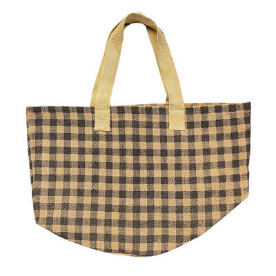 Gingham Bag, Army Green