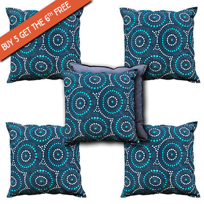 COMING TOGETHER Aboriginal Design Bean Bag Set