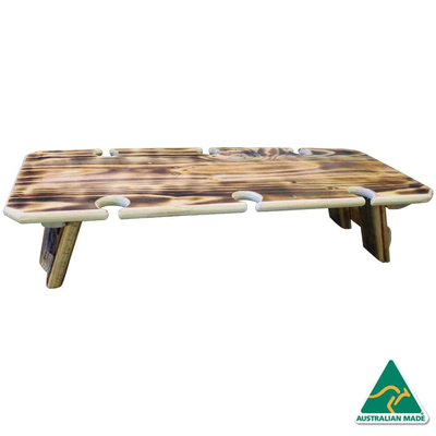 Burnt Finish Picnic Table