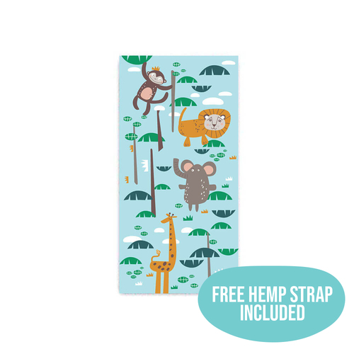 Kids Yoga Mat, Jungle Jumble