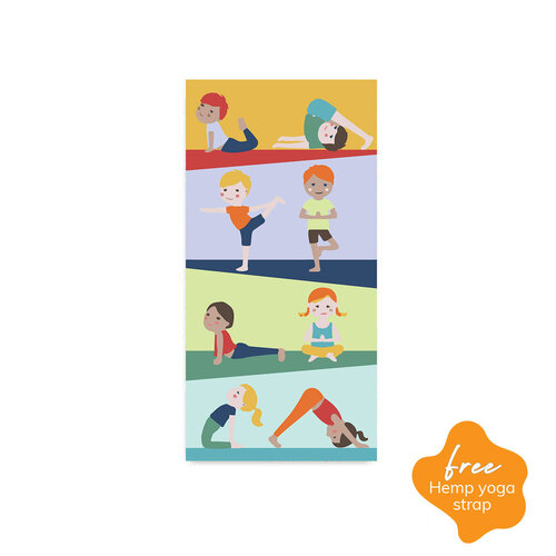Kids Yoga Mat, Strike A Pose
