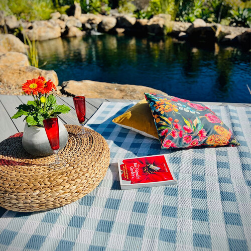 Bluebird Gingham Mat 1.8X1.8M