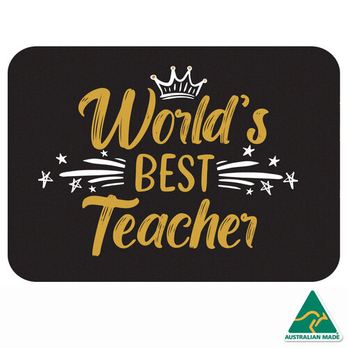 WORLD'S BEST TEACHER MOUSEPAD, Royalty