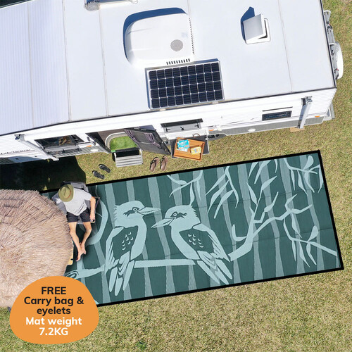 OCCdesign Burlap Camper Doormat, Camping RV Entranc Decorative Door Mat Rug  -Today's Adventures