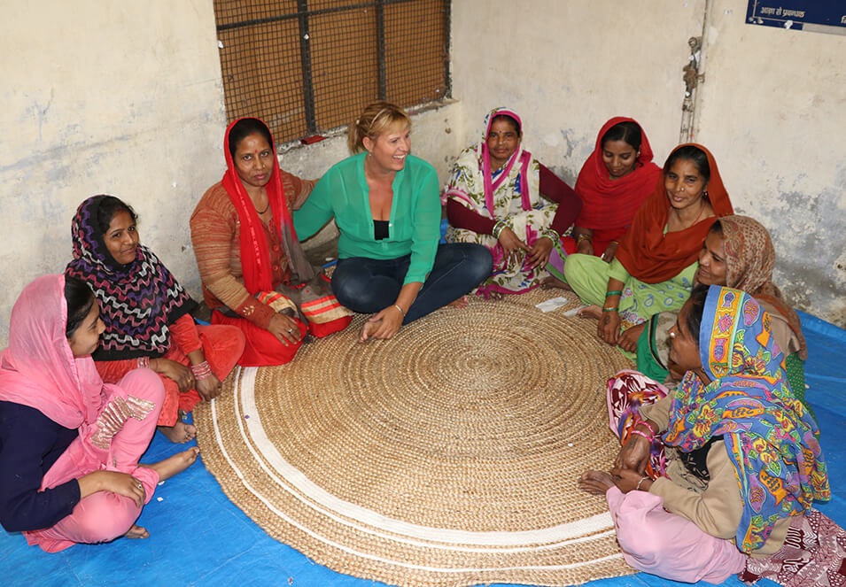 Fairtrade And Friendship In India!  Visiting the makers of our New Chindi Rug Range 