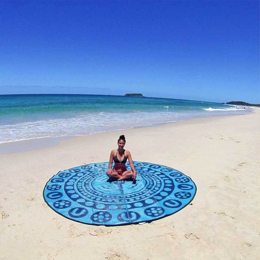 Garrima Mat 3m - Teal/Navy