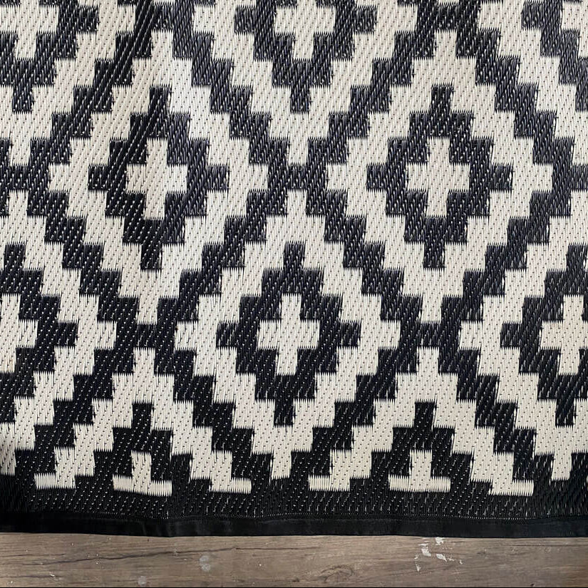 Diamond Mat - Black/Grey