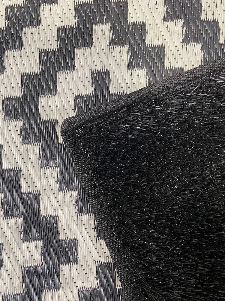 Turf Door Mat Black/Grey  - 60 x 165cm