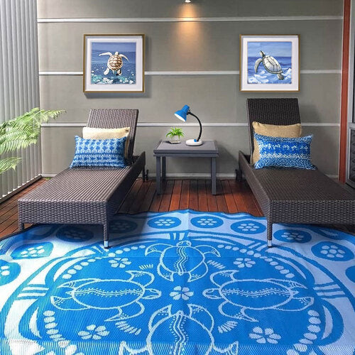Turtle Season Mat 2.7m - Blue