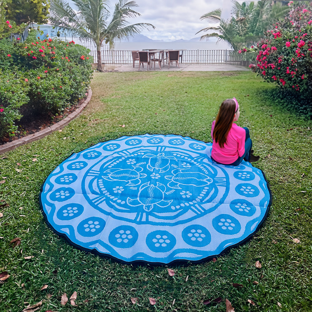 Turtle Season Mat 2.7m - Blue
