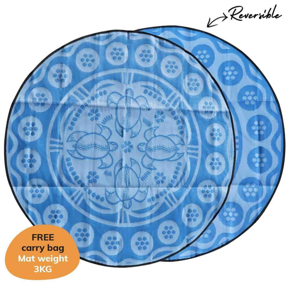 Turtle Season Mat 2.7m - Blue