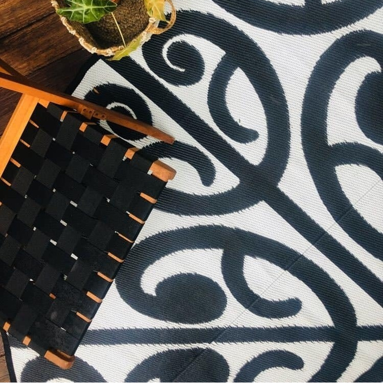 Korero Mat 2.7m - Black/White