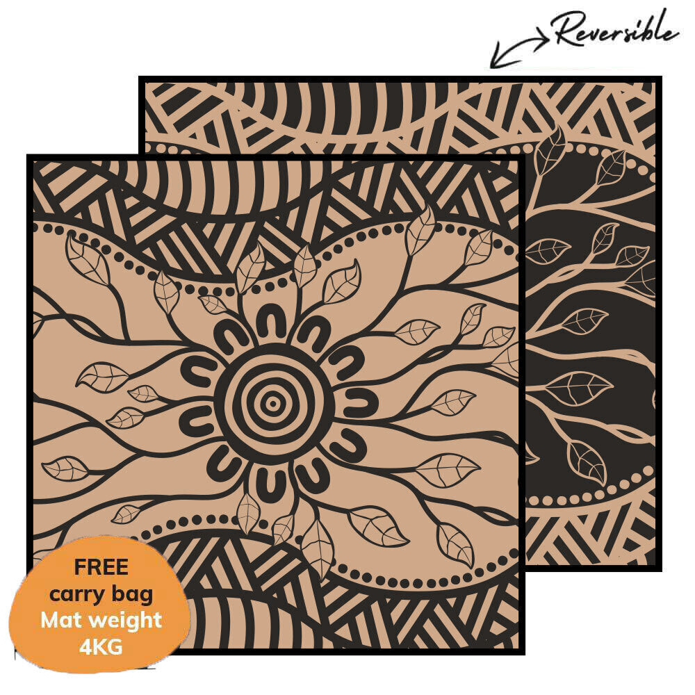 Growth Mat Set - Black & Sand