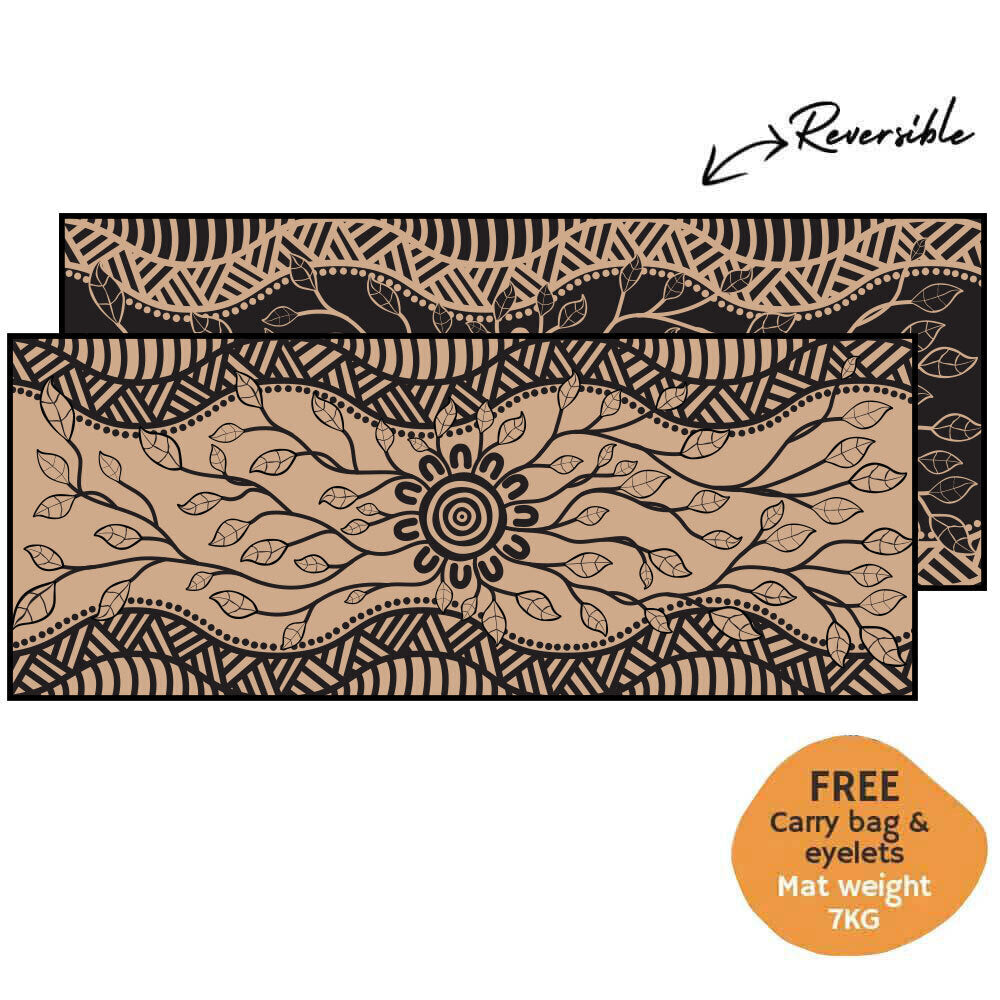 Growth Mat Set - Black & Sand