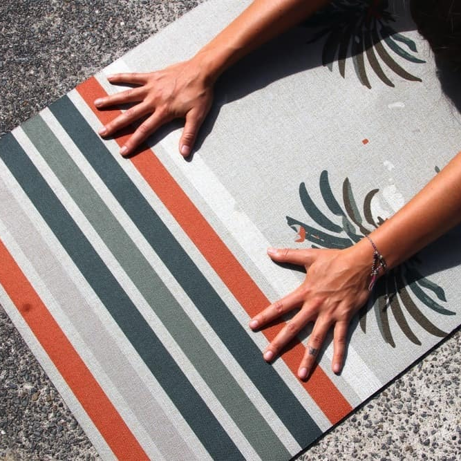 Yoga Mat Palm Tree