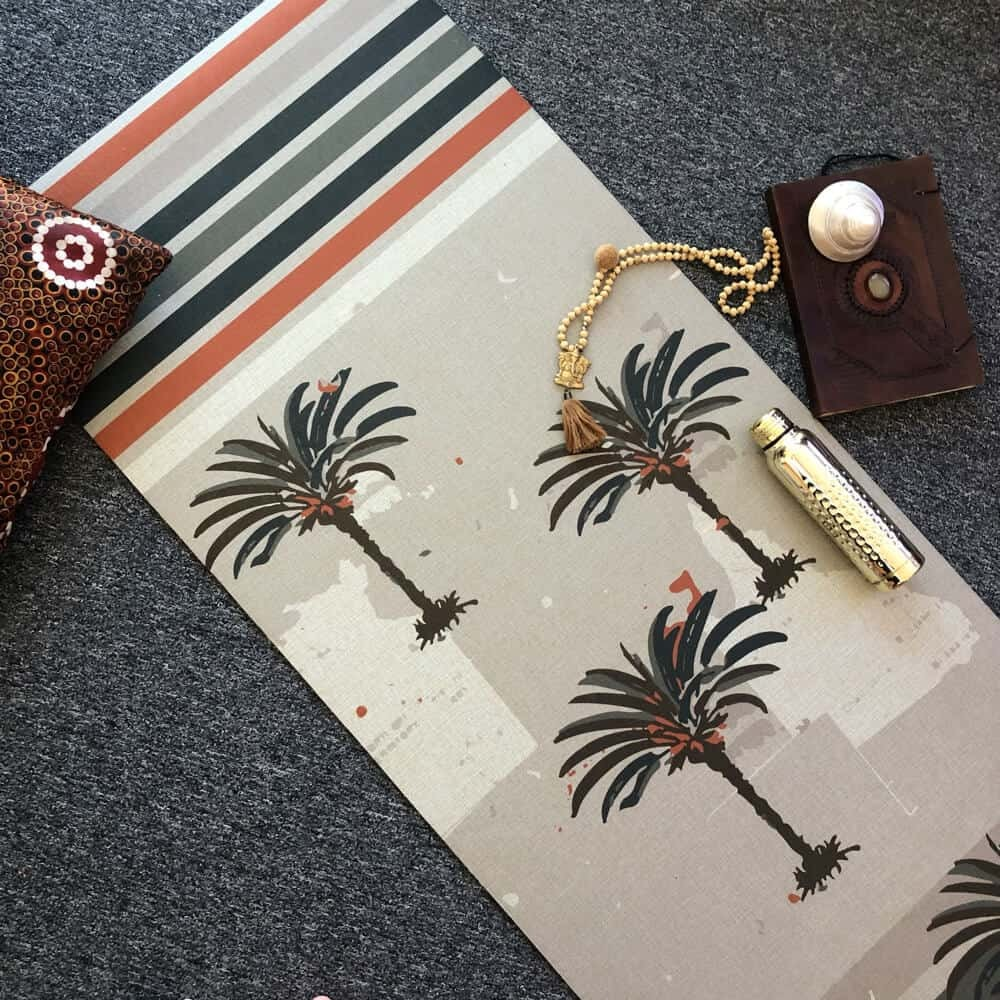 Yoga Mat Palm Tree