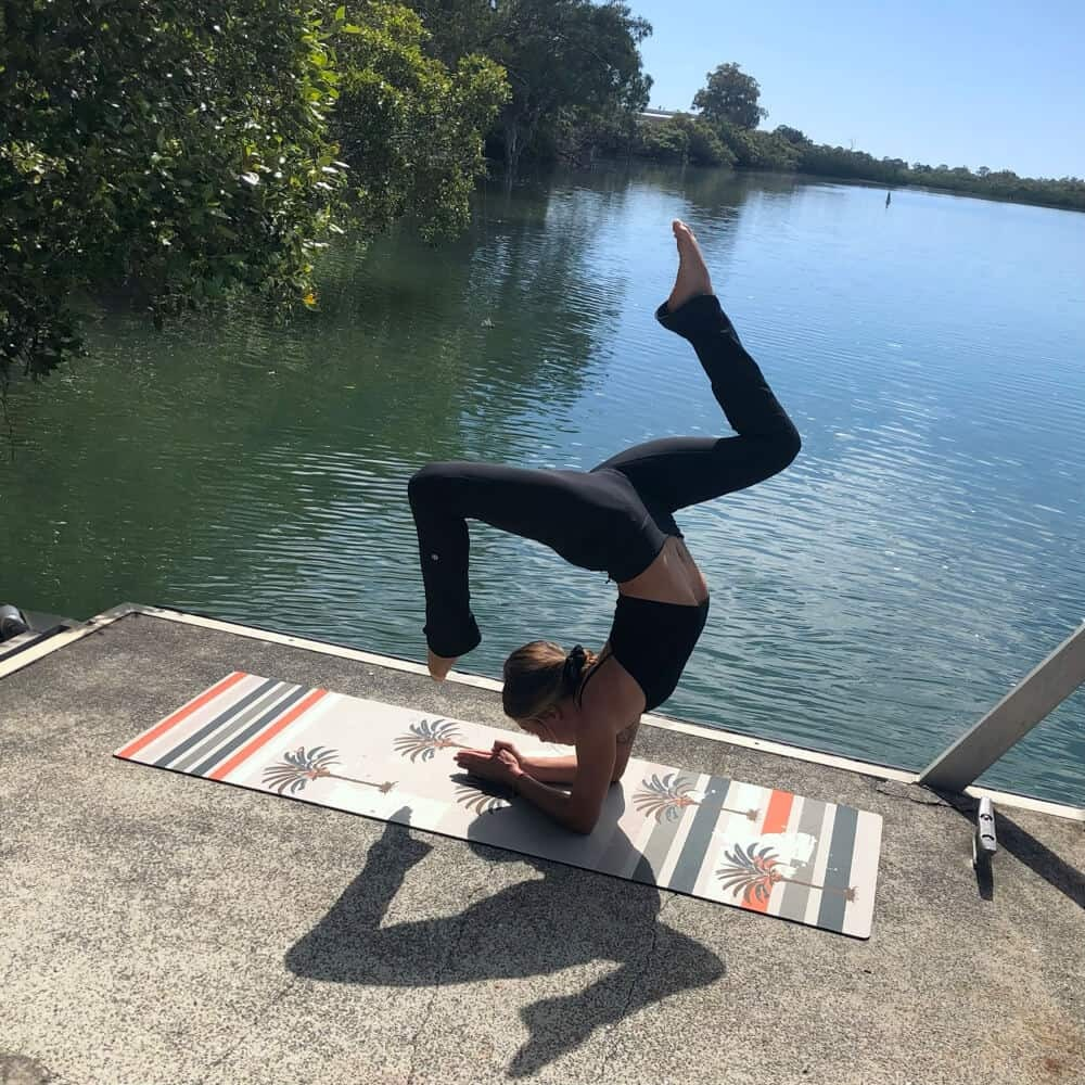 Yoga Mat Palm Tree