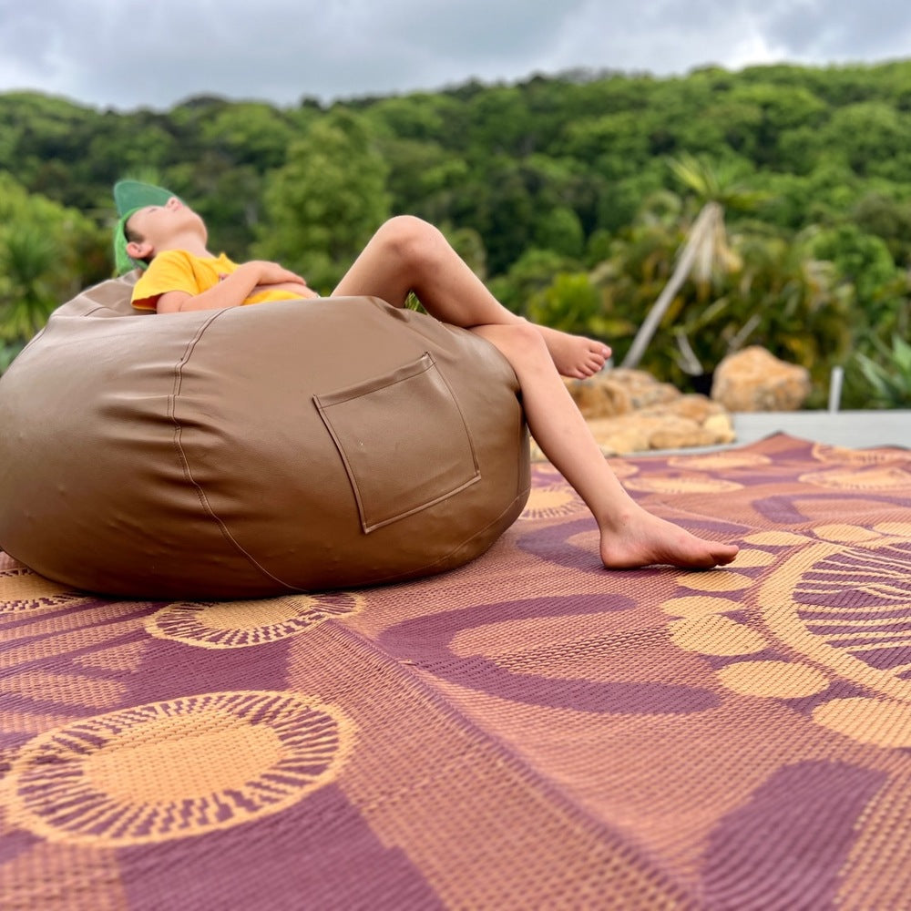 Celebration Mat 3.6m - Plum/Ochre