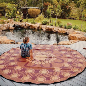 Celebration Mat 3.6m - Plum/Ochre