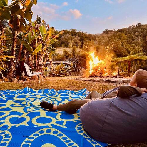 Gather Around Mat 3m - Blue/Lime Green