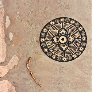 Connecting To Culture Mat 3m - Black/Sand
