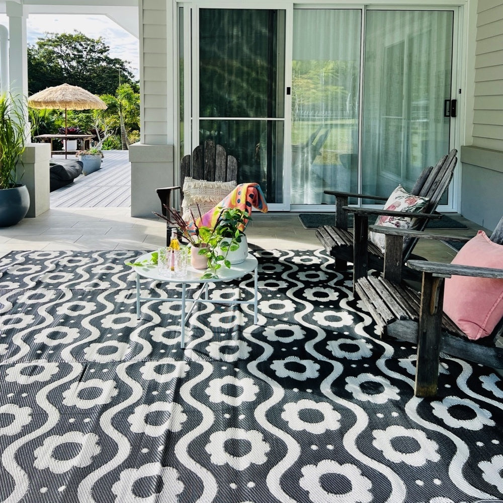 Daisy Duke Mat 4m x 2.4m - Black/Grey