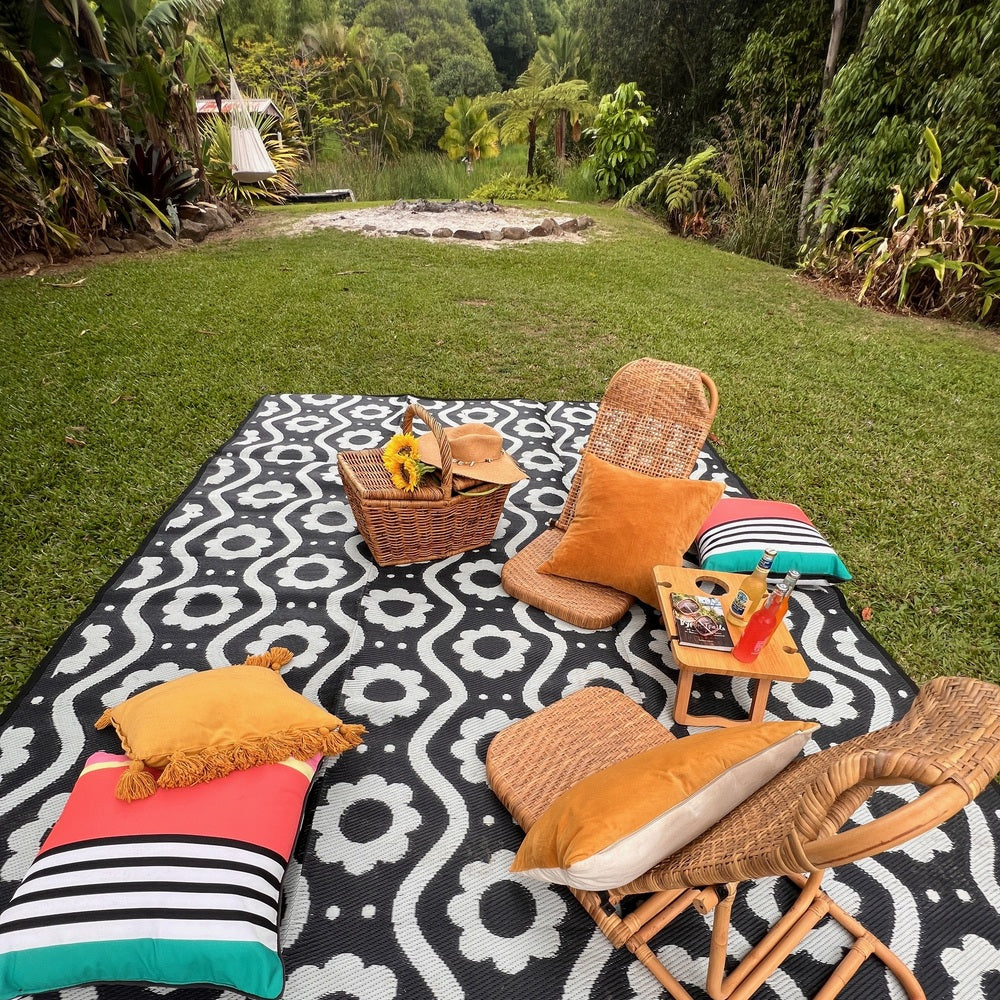 Daisy Duke Mat 4m x 2.4m - Black/Grey