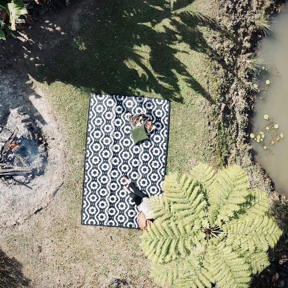 Daisy Duke Mat 4m x 2.4m - Black/Grey
