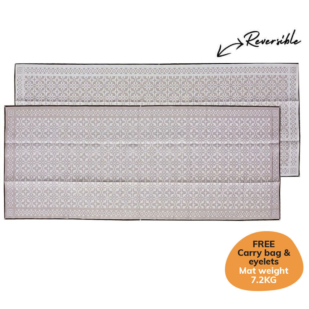 Seedling Mat Set - Fawn/White