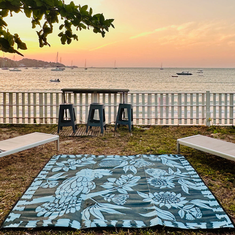 Cockatoo Haven Mat 2.4m x 2.4m - Forest Green