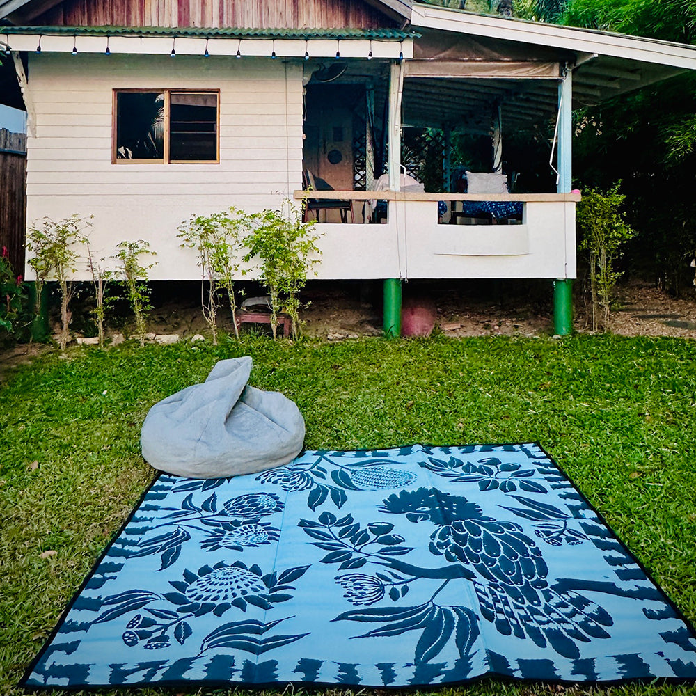 Cockatoo Haven Mat 2.4m x 2.4m - Forest Green