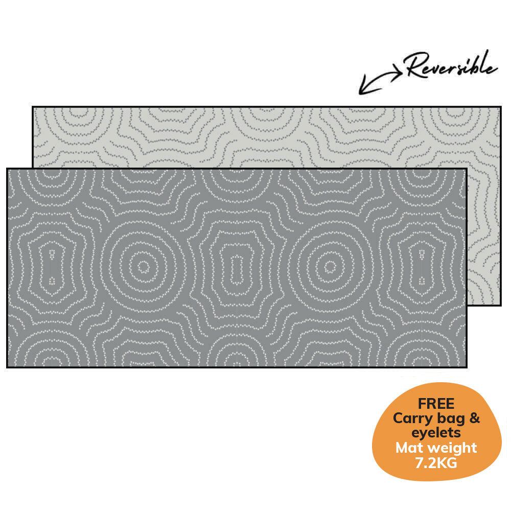 Water Dreaming Mat 6m x 2.4m - Light Grey