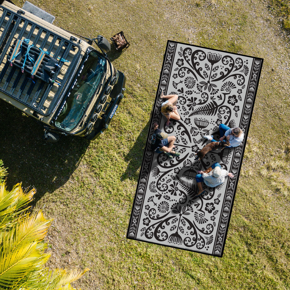 Pohutukawa Mat - Black/Grey