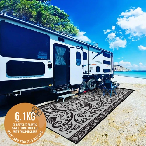 Pohutukawa Mat - Black/Grey