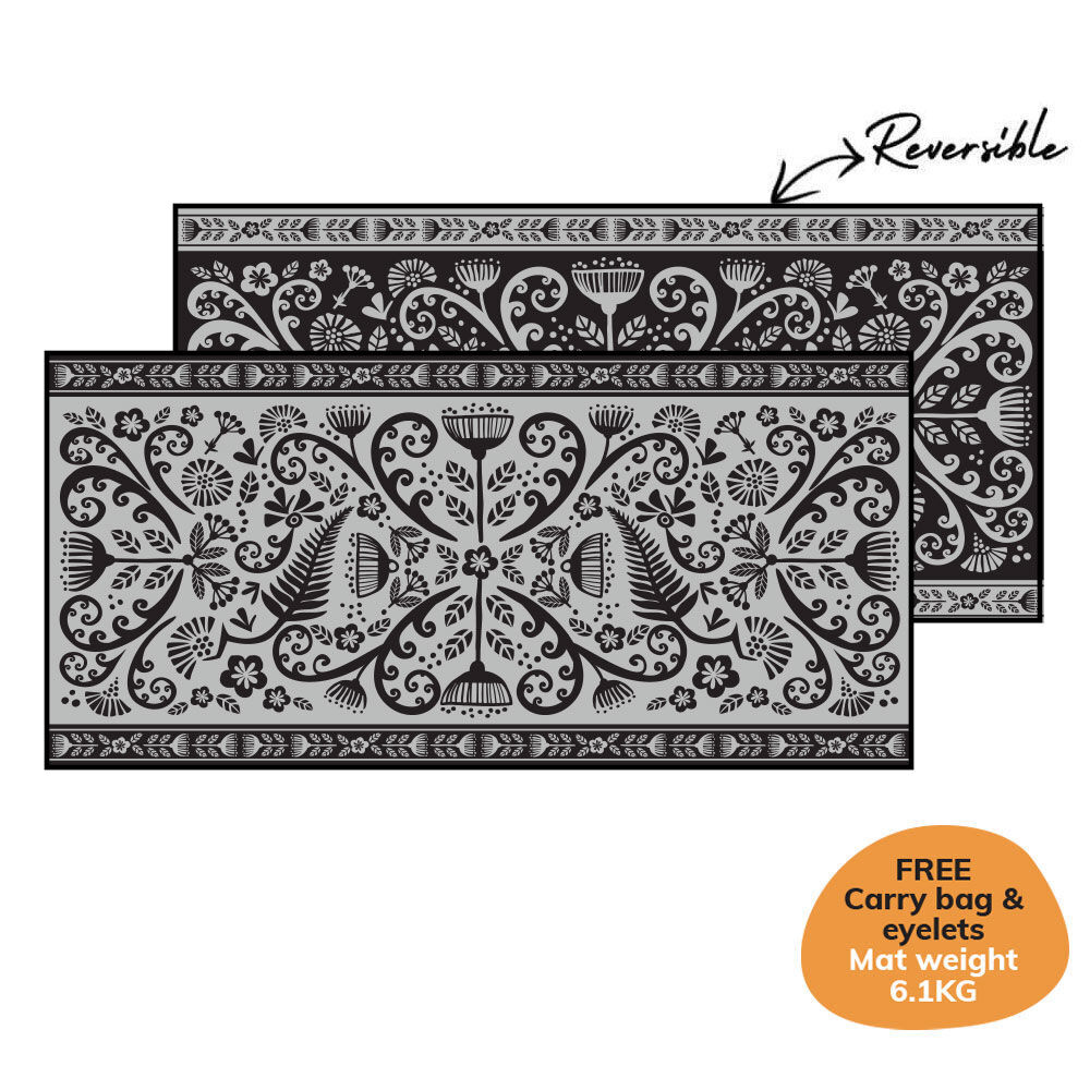 Pohutukawa Mat - Black/Grey