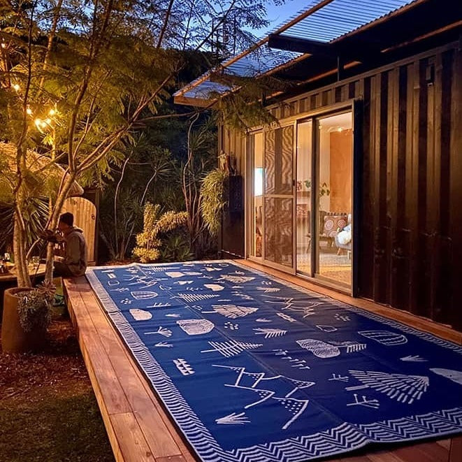 Wilderness Mat 6m x 2.4m - Blue/Grey