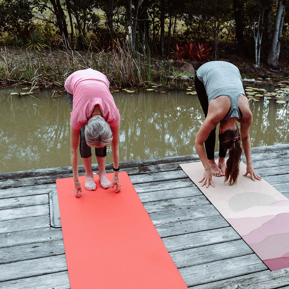 Yoga Mat Sunset Peach
