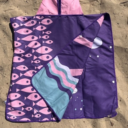 Turtle Kids Poncho