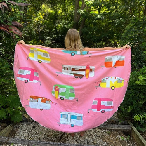 Vintage Vibe Beach Mat