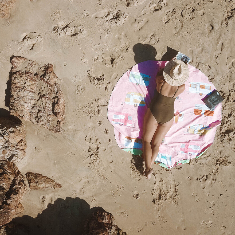 Vintage Vibe Beach Mat