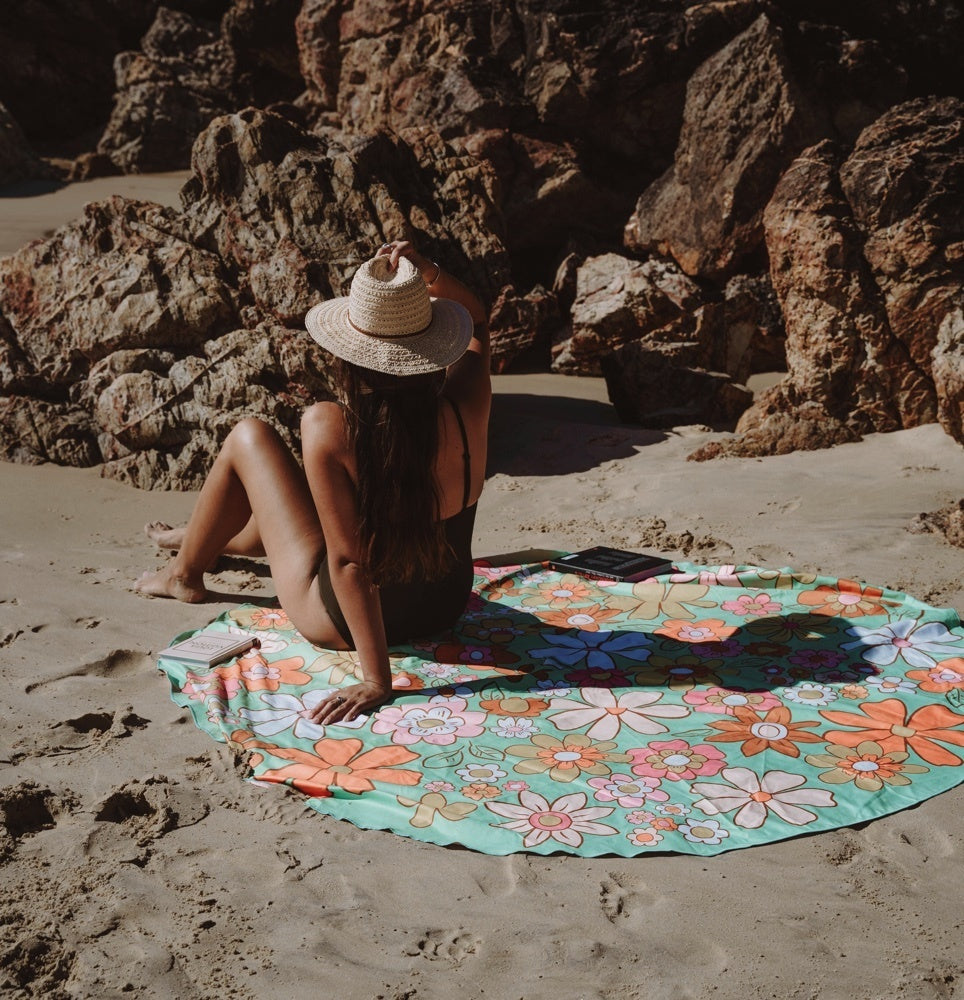 Vintage Vibe Beach Mat