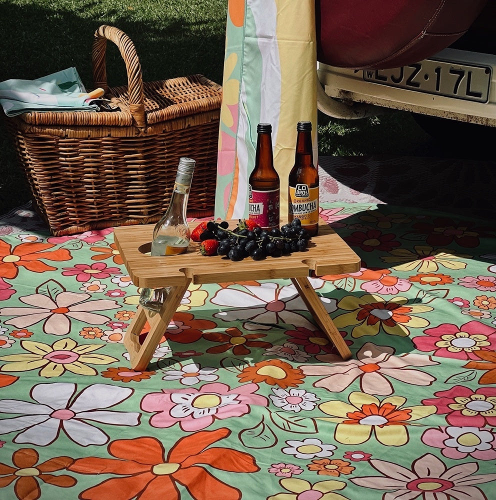 Vintage Vibe Beach Mat