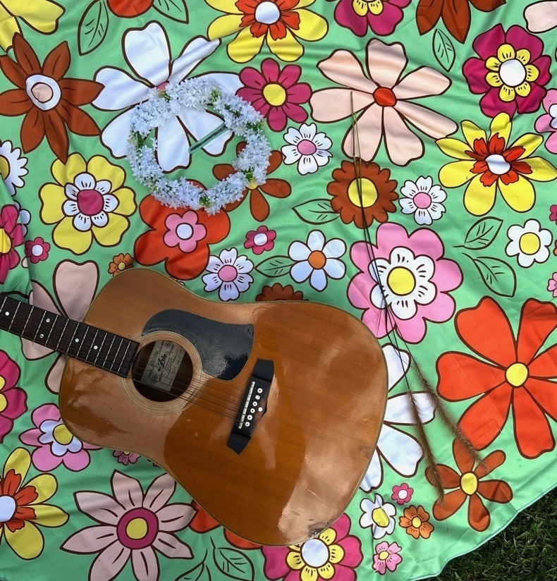 Vintage Vibe Beach Mat