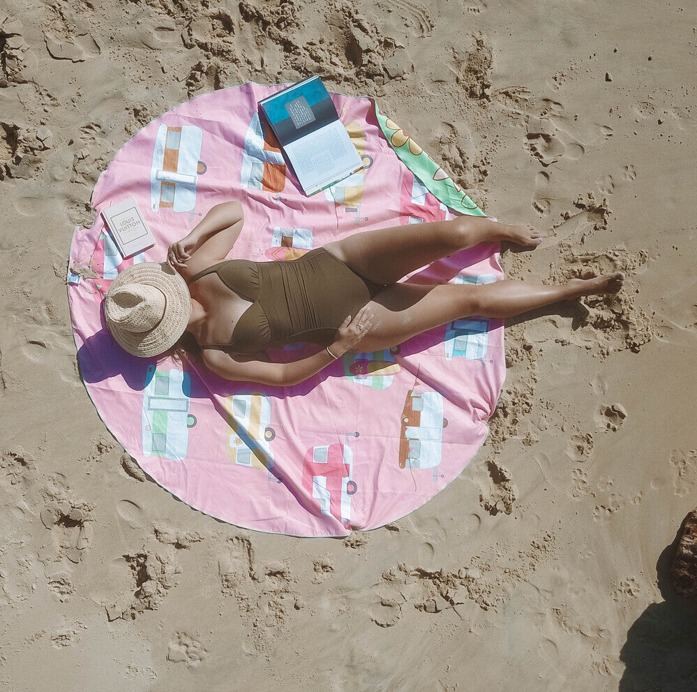 Vintage Vibe Beach Mat